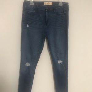 Hollister jeans, high rise super skinny, 32 W 31 L